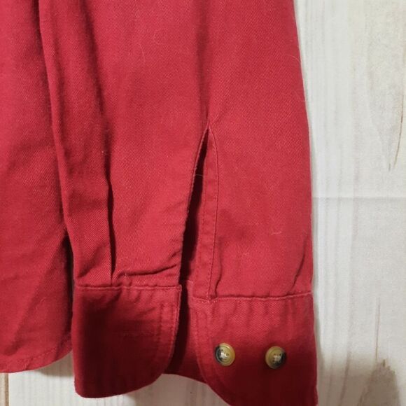 Wranglers Shirt Men's 3xl Casual Long Sleeve Button Down Long Sleeve Red - Picture 5 of 9